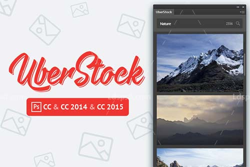 UberStock Photoshop plugin,PS扩展面板－免费在线下载高清图片
